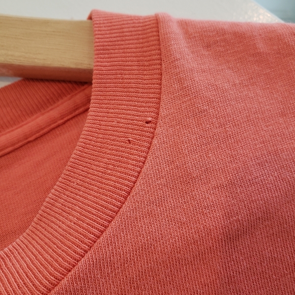 Vintage 1990s Gap Pocket T-Shirt Mens Sz XL Short Sleeve Peach - Picture 6 of 6